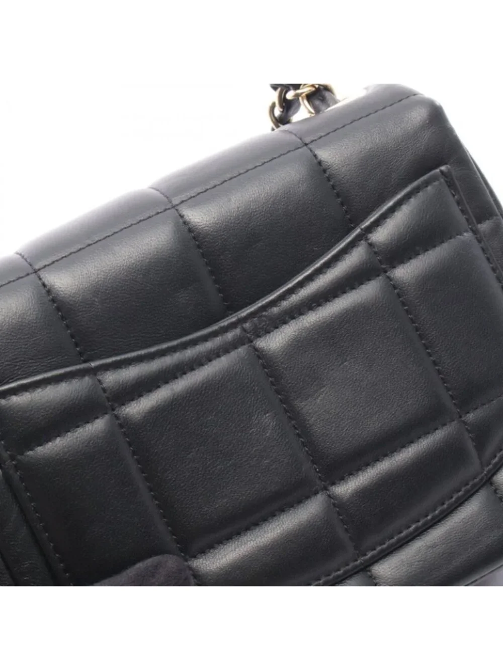 Chanel Shoulder Bag Mini Flap Black Lambskin
